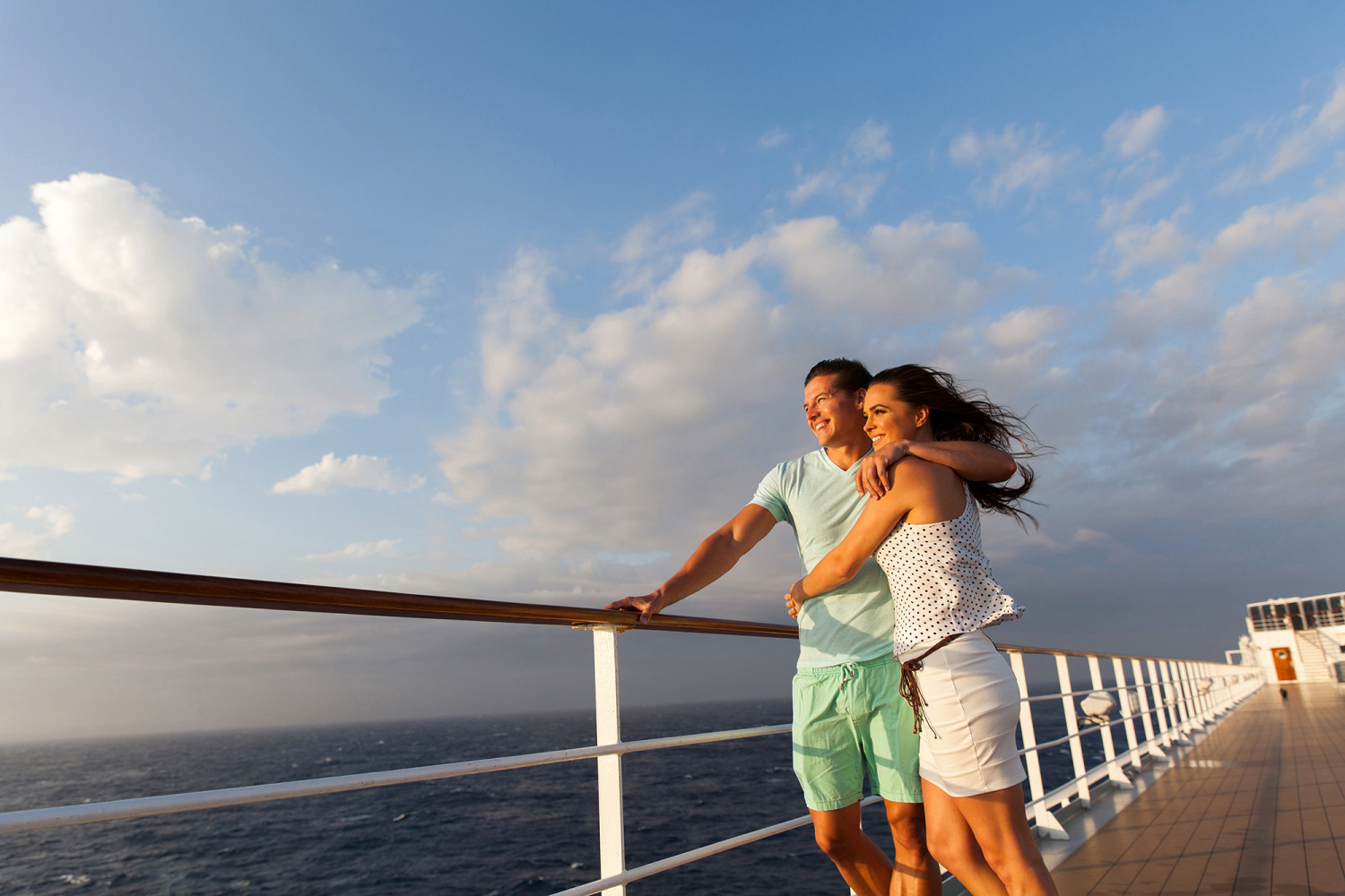 Cruise - Couple Smiling Deck